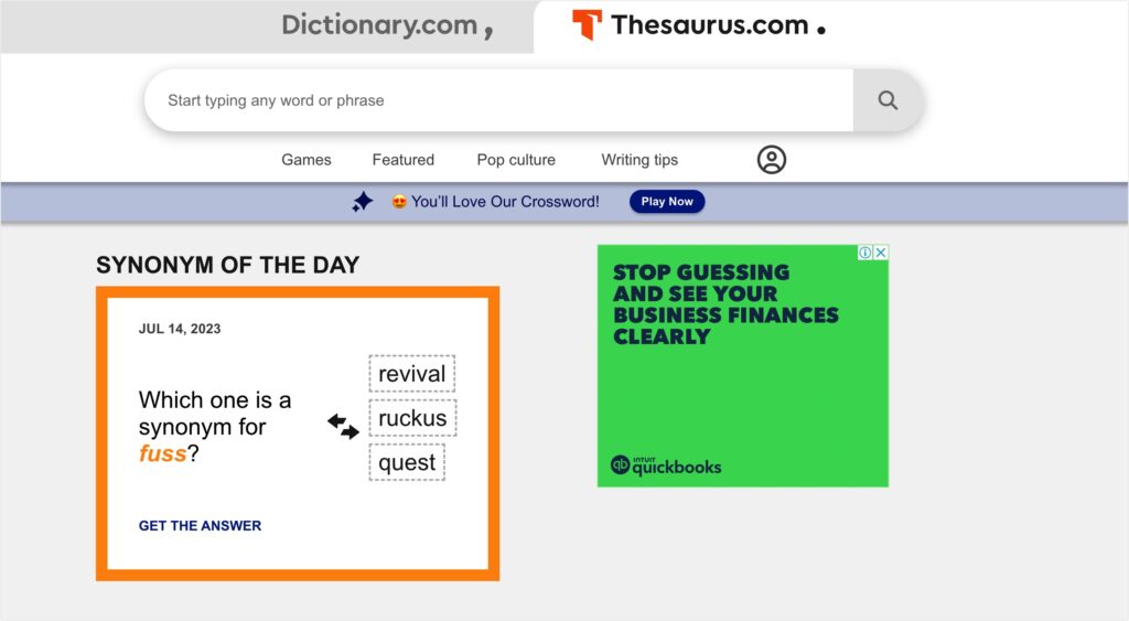 Thesaurus tool to help with SOP writing for student visa